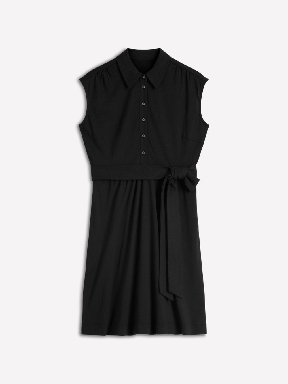 Boden NEW Black Honor‎ Short Belted Jersey Shirt Dress size 4 NWT - Picture 8 of 10
